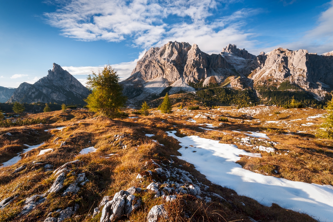 Evenfall in the mountains