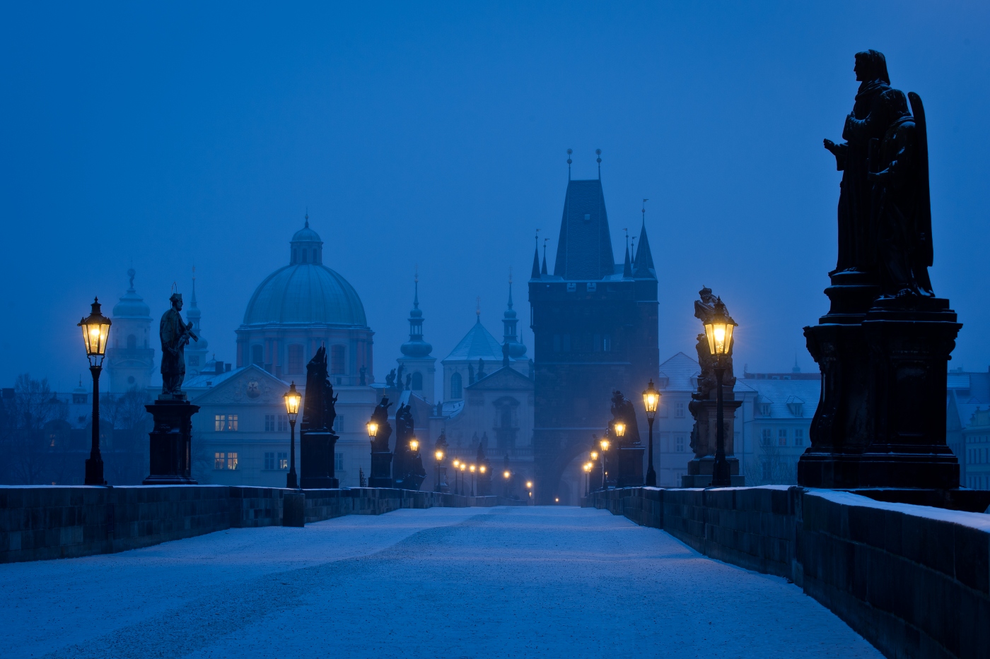 Prague morning blues