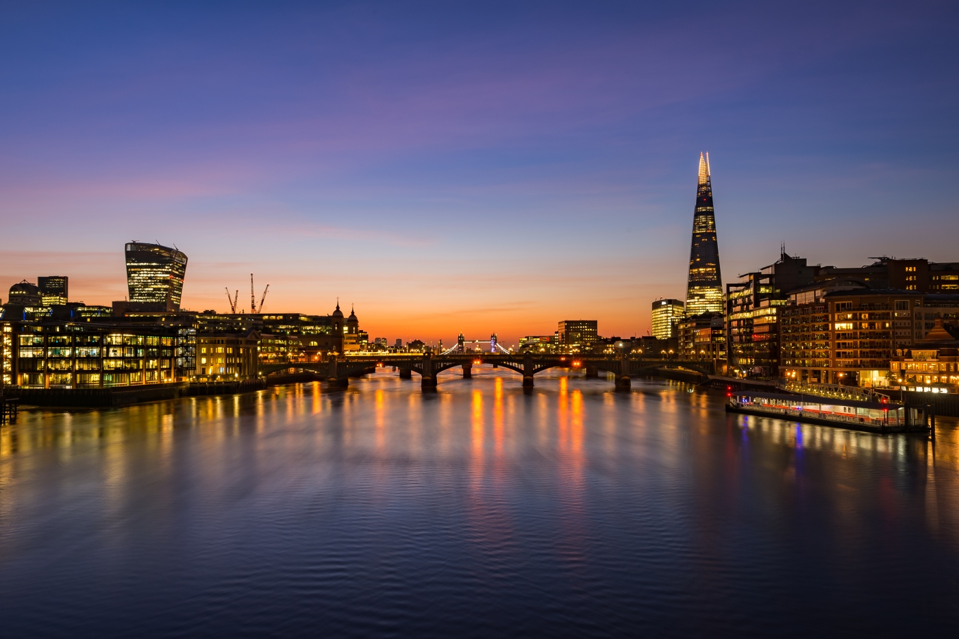 River Thames sunrise