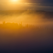 Hell above the cypresses