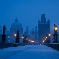 Prague morning blues